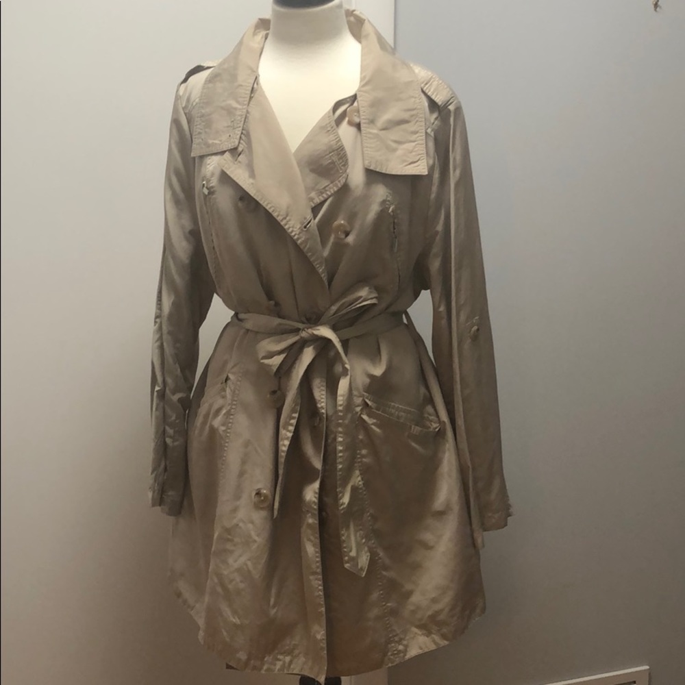 EUC French Connection Flared Trench Coat